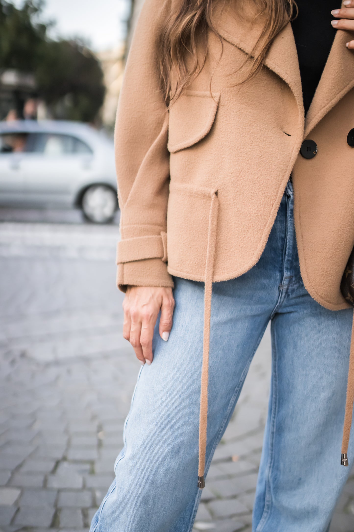 Cropped Caramel Jacket