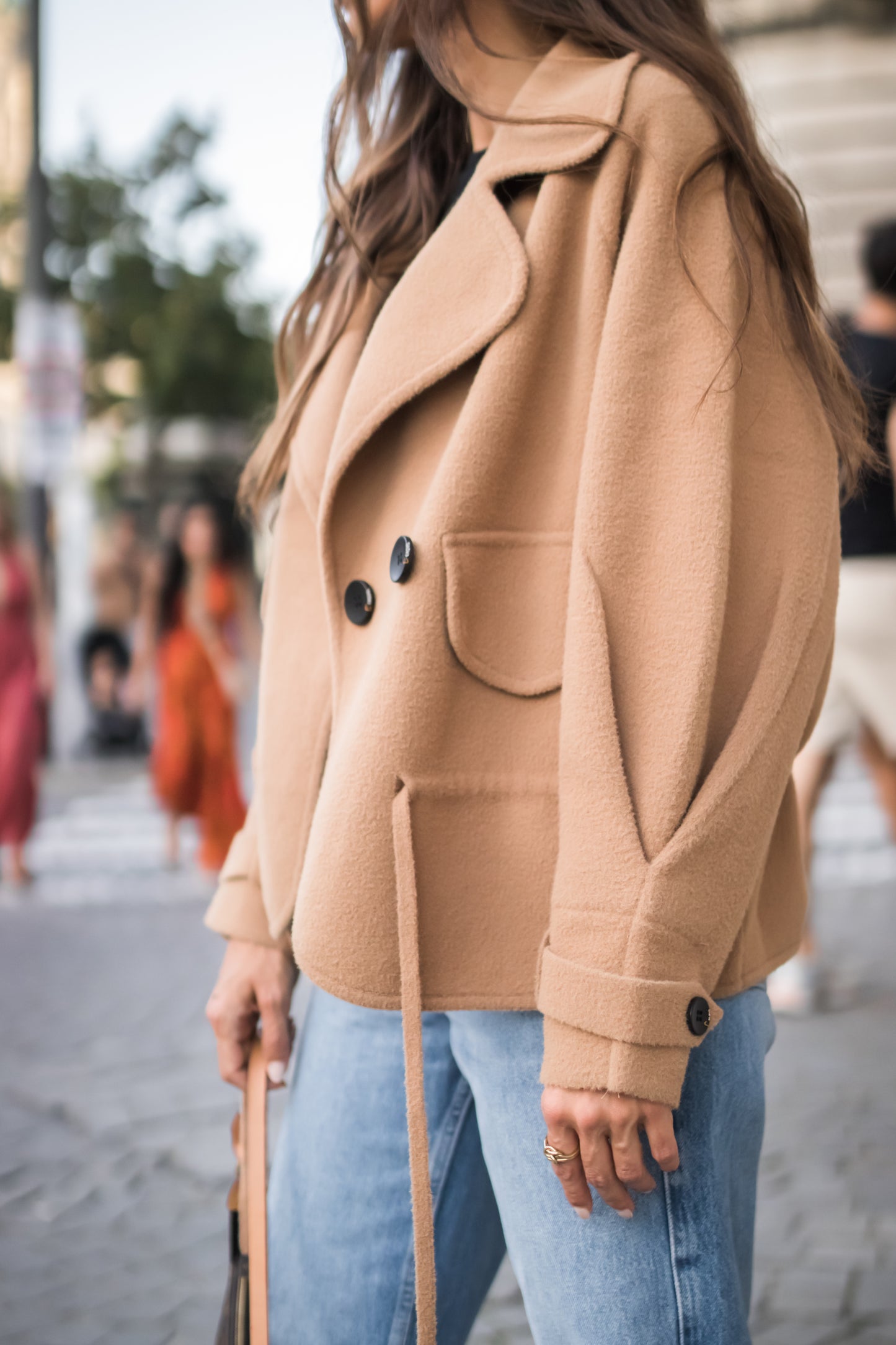 Cropped Caramel Jacket