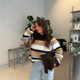 Chloe Striped Knit Sweater