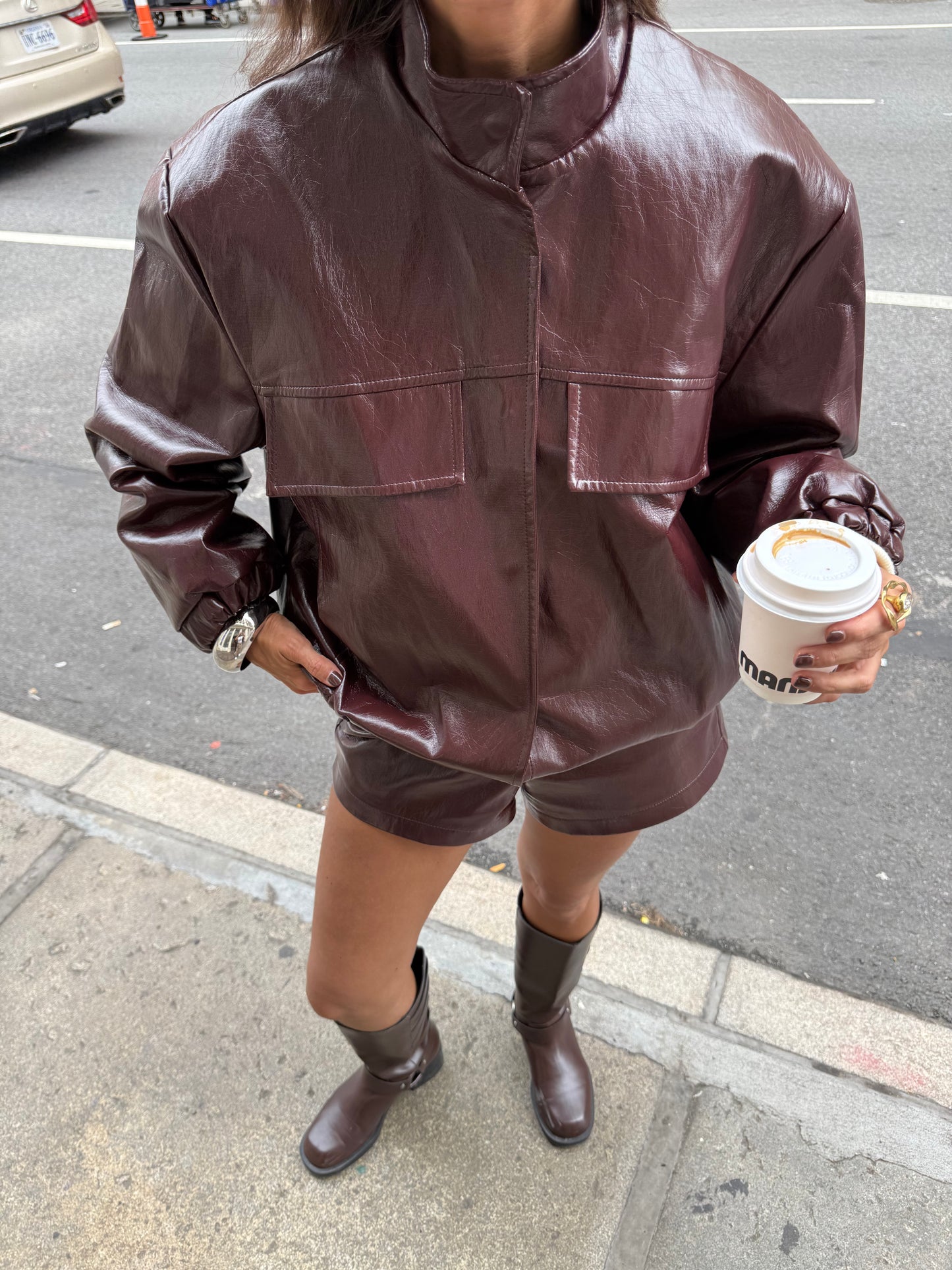 Seattle Jacket in Burgundy