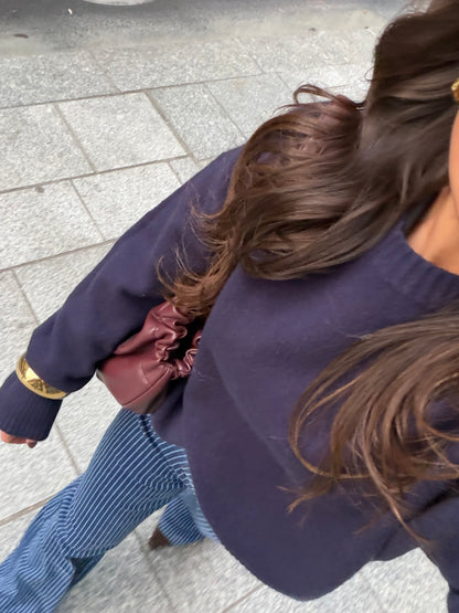 Blue Striped Trousers