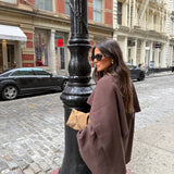 Chicago Cape in Brown