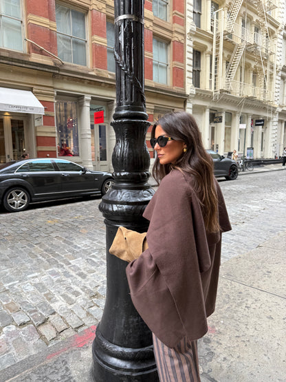 Chicago Cape in Brown