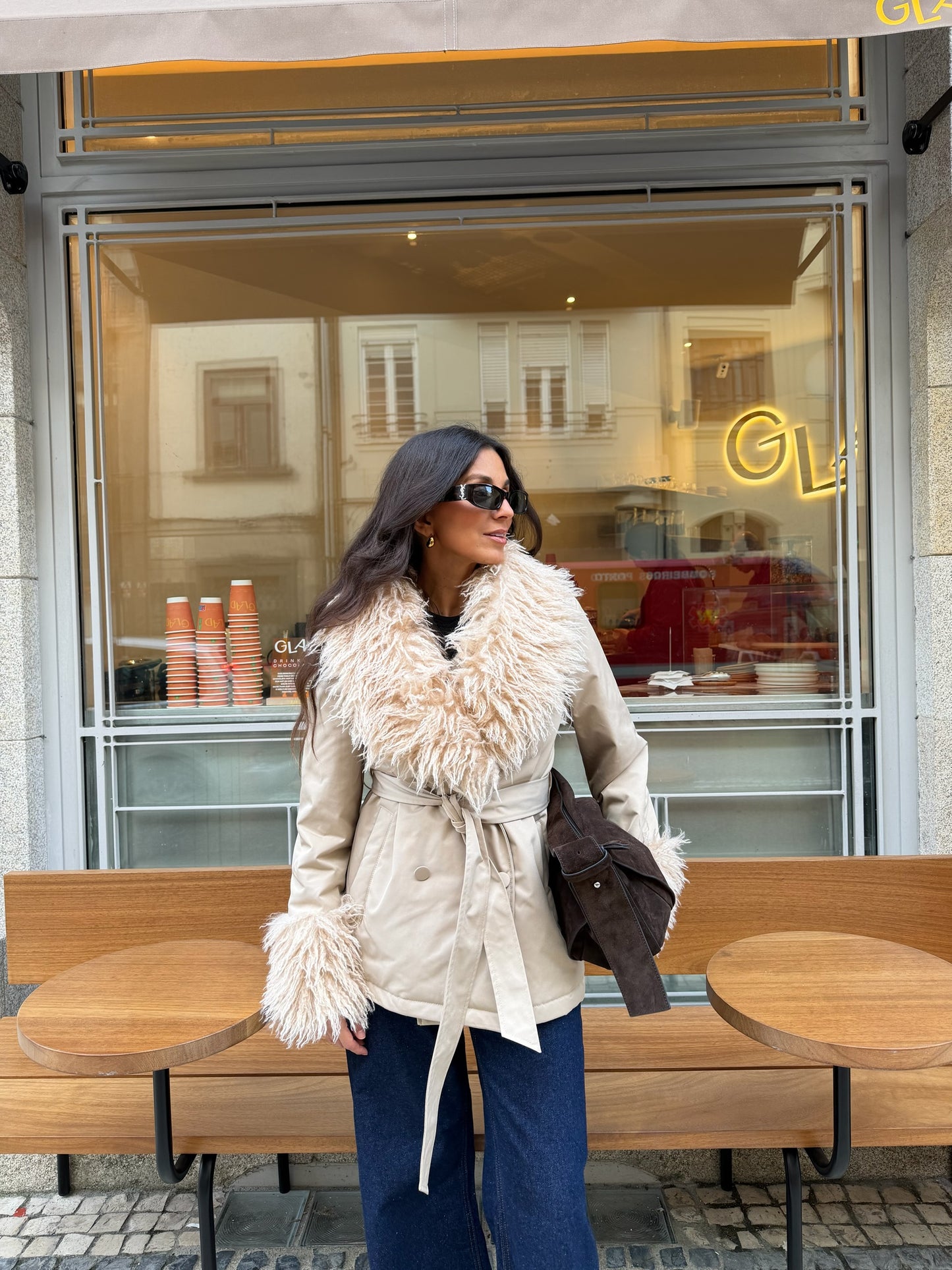 Clara Jacket in Beige