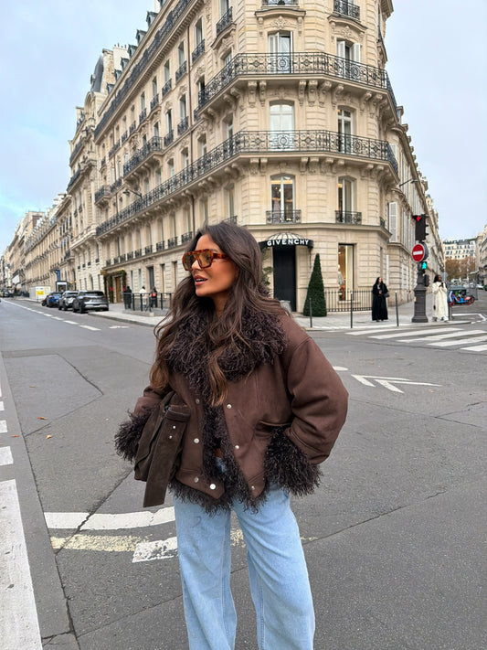 Reversible Curly Fur Jacket - Shipping 19/12