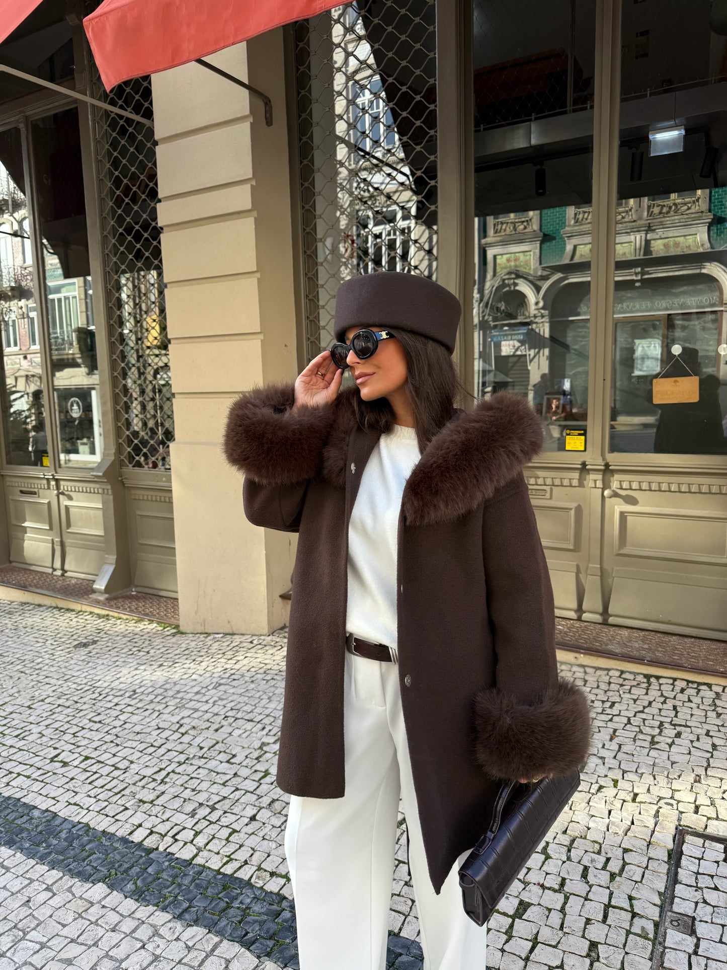 Turim Fur Coat in Brown - Shipping 12/12 to 19/12