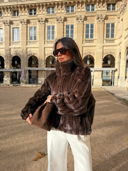 Royal Brown Fur Jacket