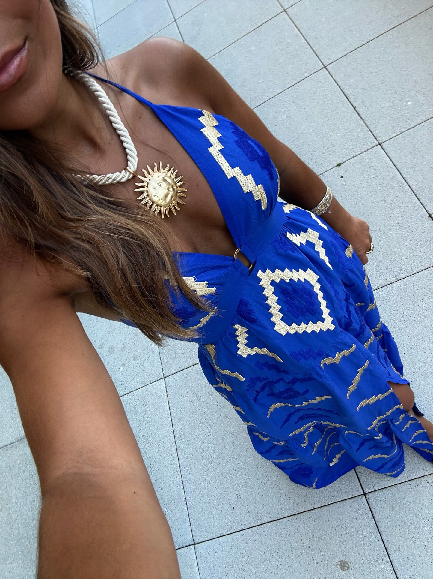 Zakynthos Dress in Blue