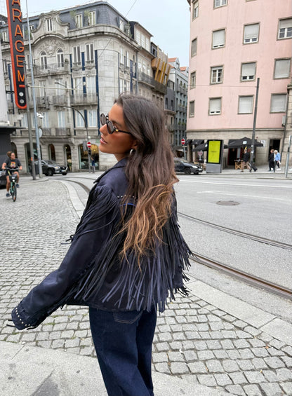 Your Moodboard Jacket in Navy Blue