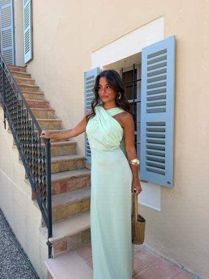 Triana Dress in Mint