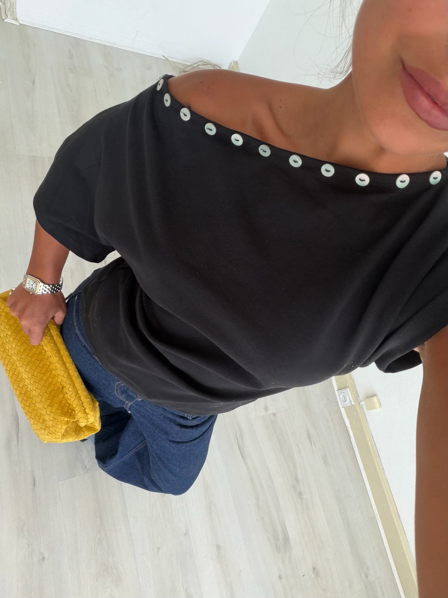 Serena Top with Buttons