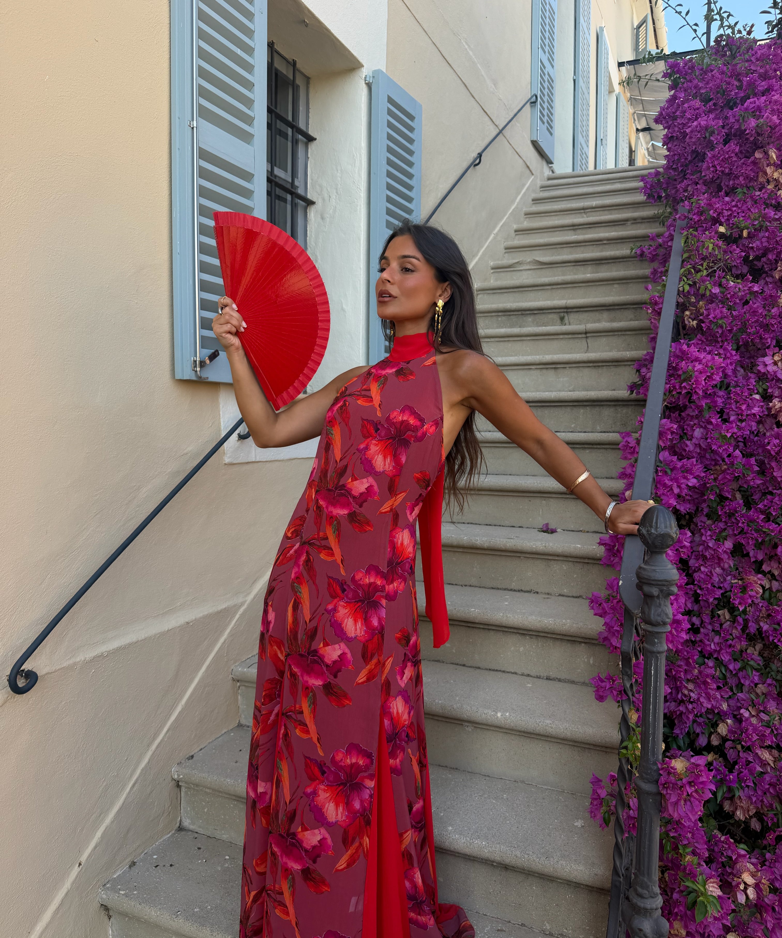 la sirena 69 purple dress Antonella Alonso (stage name: LaSirena69)