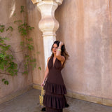 Manila Dress in Brown - Shipping/Envio 15/06 to 19/06