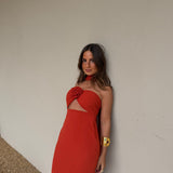 Terracota with Flower Dress - Shipping/Envio 06/07 to 10/07