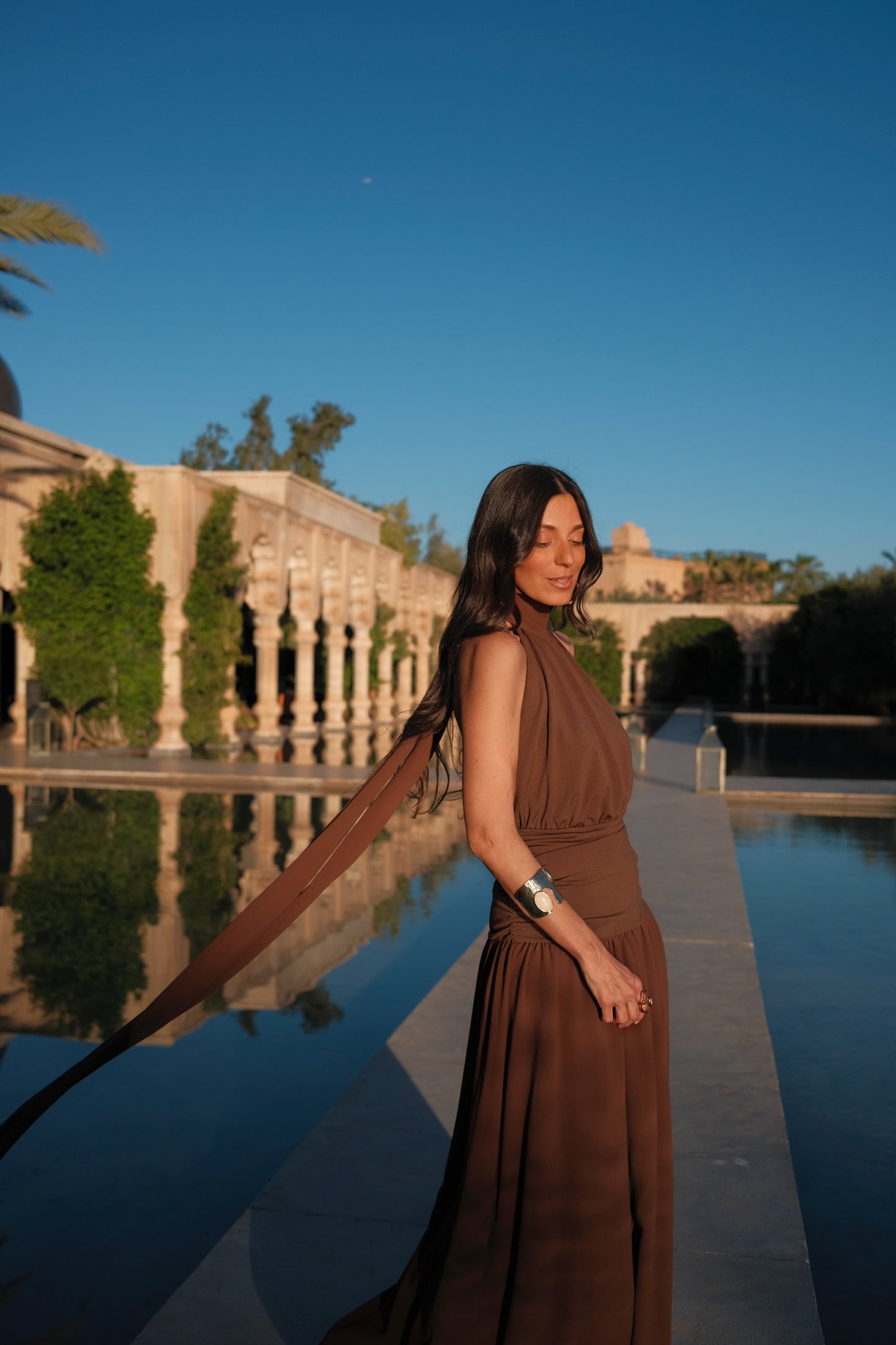 Paloma Dress in Brown - Shipping/Envio 22/06 to 26/06