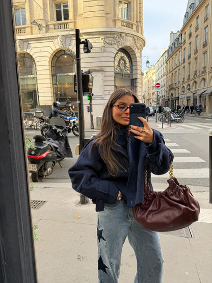 100% Wool Jacket in Navy Blue - Shipping 01/12 to 05/12