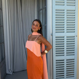 Joanna Dress In Orange - Shipping/Envio 17/07 to 24/07