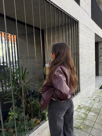 Oporto Jacket in Burgundy - Shipping 28/11 to 05/12