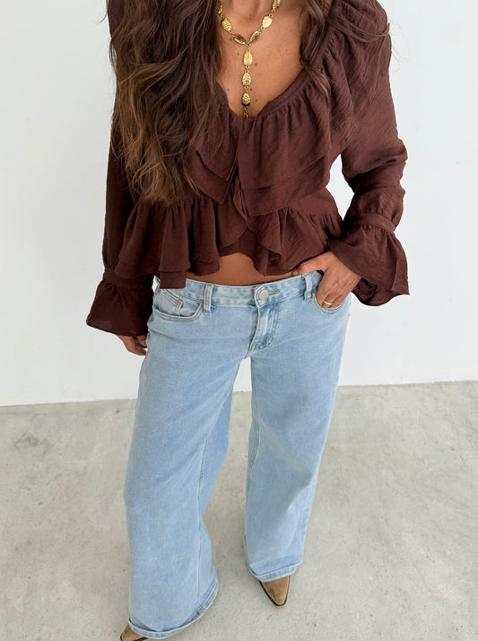 Low-Rise Denim Jeans