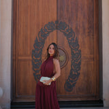 Paloma Dress in Burgundy