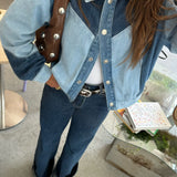 Dark Blue Wide Leg Jeans