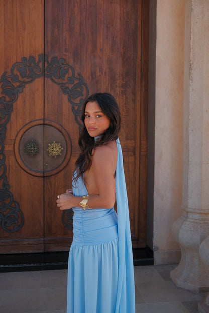 Paloma Dress in Blue