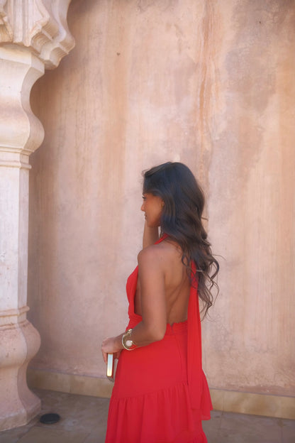 Manila Dress in Red - Pre-Order