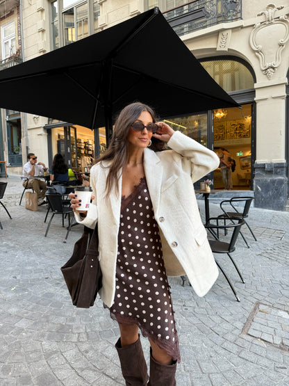 Wool Vienna Blazer in White