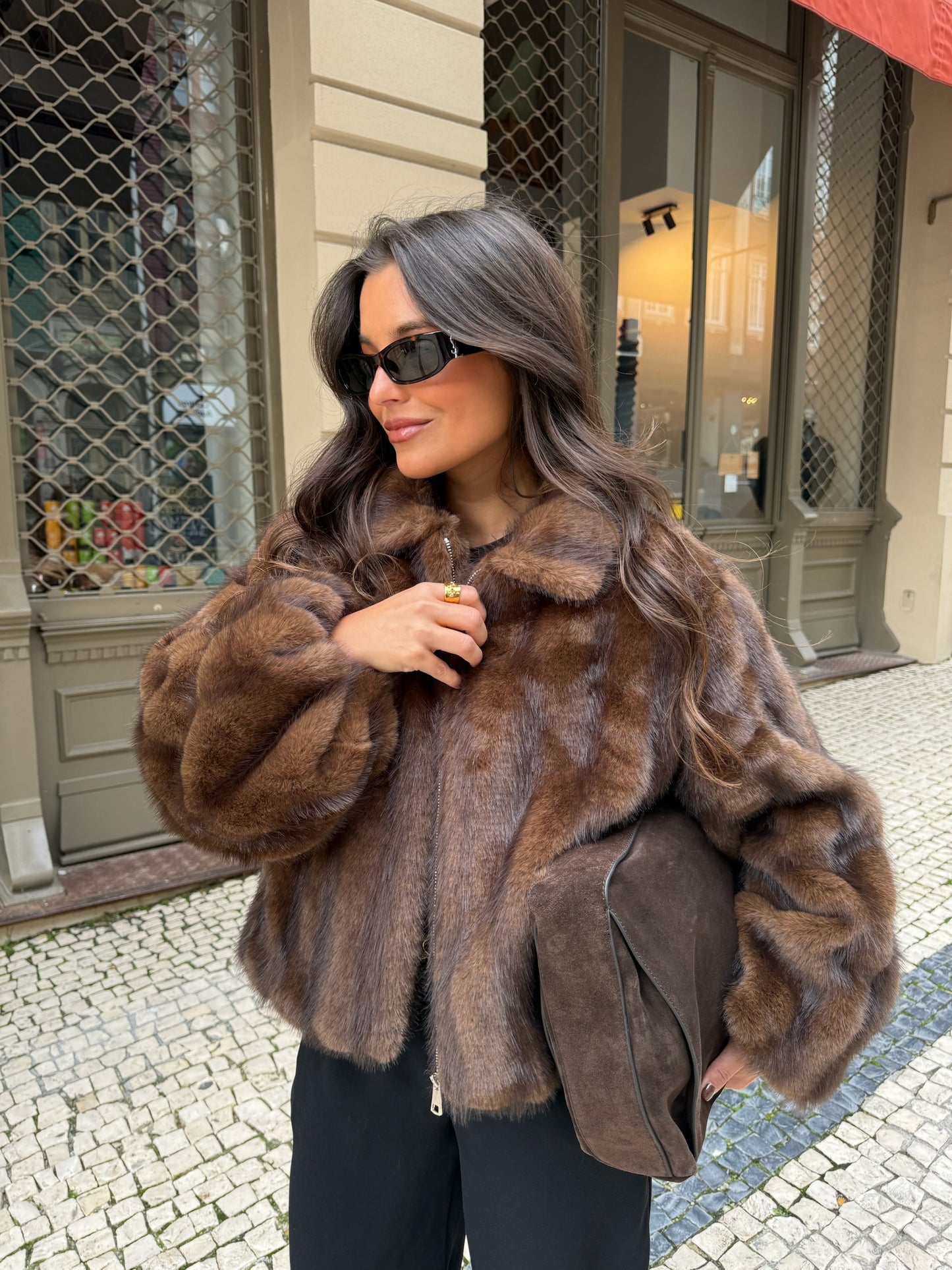 Copenhagen Coat in Chocolate - Shipping from 10/12 to 17/12