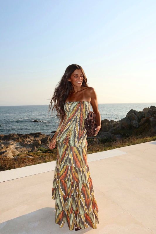 Zaya Dress in Green- Shipping 27/08