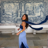 Zahara Dress in Blue - Shipping/Envio 15/07 to 22/07