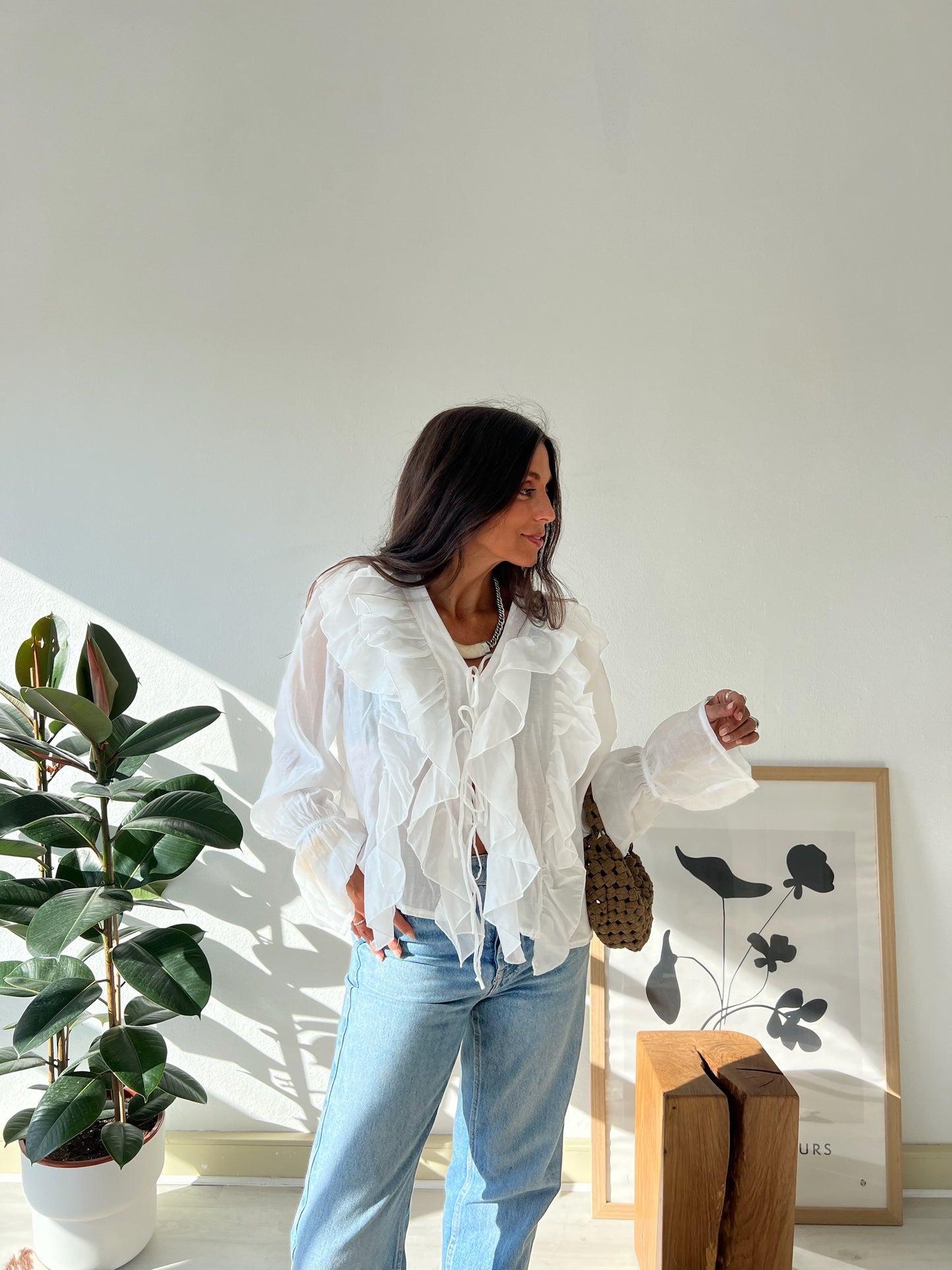 Noa Blouse in White