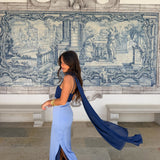 Zahara Dress in Blue - Shipping/Envio 15/07 to 22/07