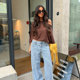 Statement Studded Denim Jeans