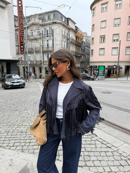 Your Moodboard Jacket in Navy Blue