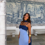 Zahara Dress in Blue - Shipping/Envio 15/07 to 22/07