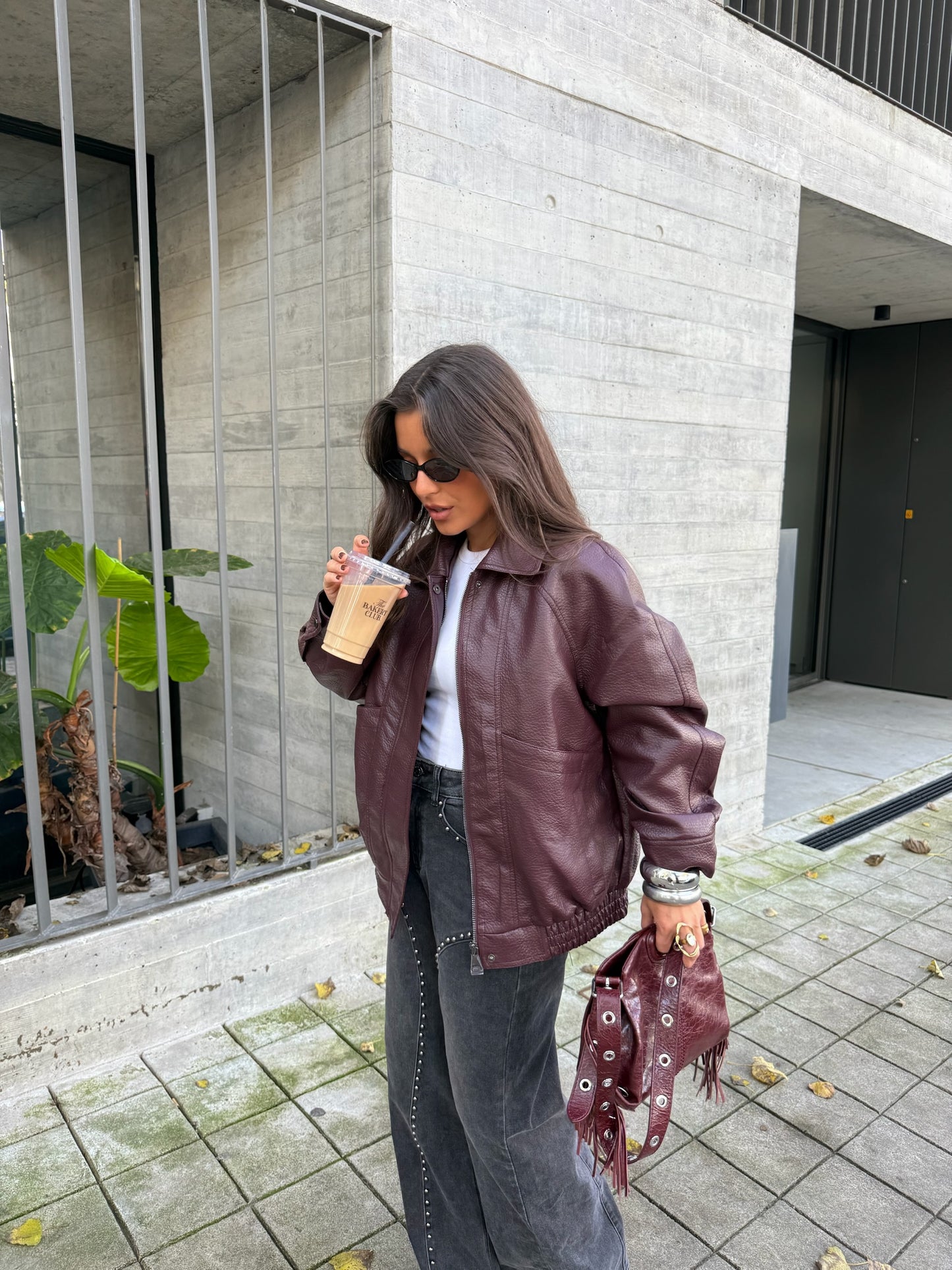 Oporto Jacket in Burgundy - Shipping 28/11 to 05/12