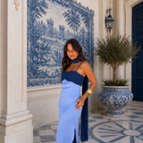 Zahara Dress in Blue - Shipping/Envio from 10/08 to 17/08