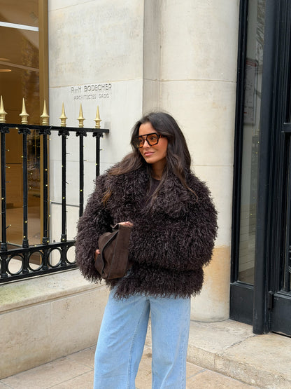 Reversible Curly Fur Jacket - Shipping 19/12