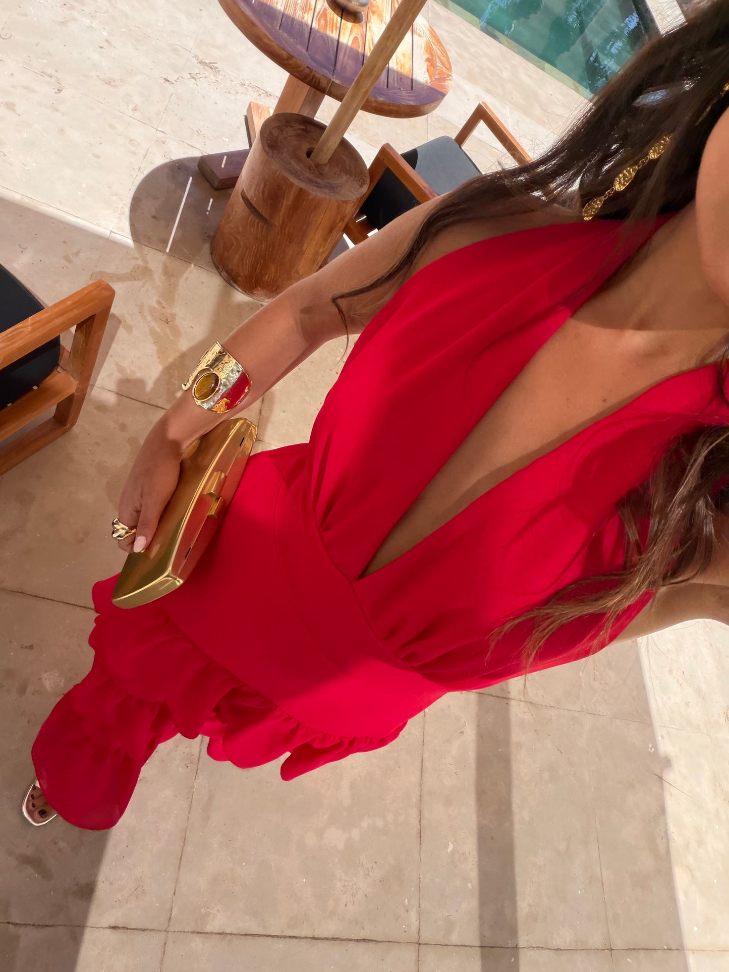Manila Dress in Red - Pre-Order