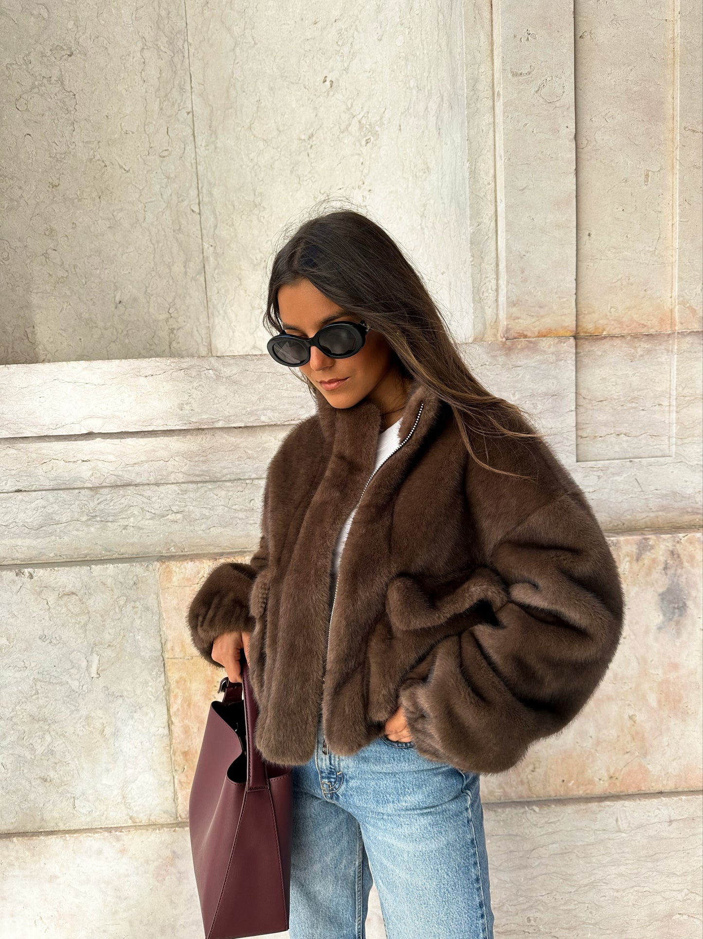 Pre Order Brownie Fur Jacket - Shipping 13/12