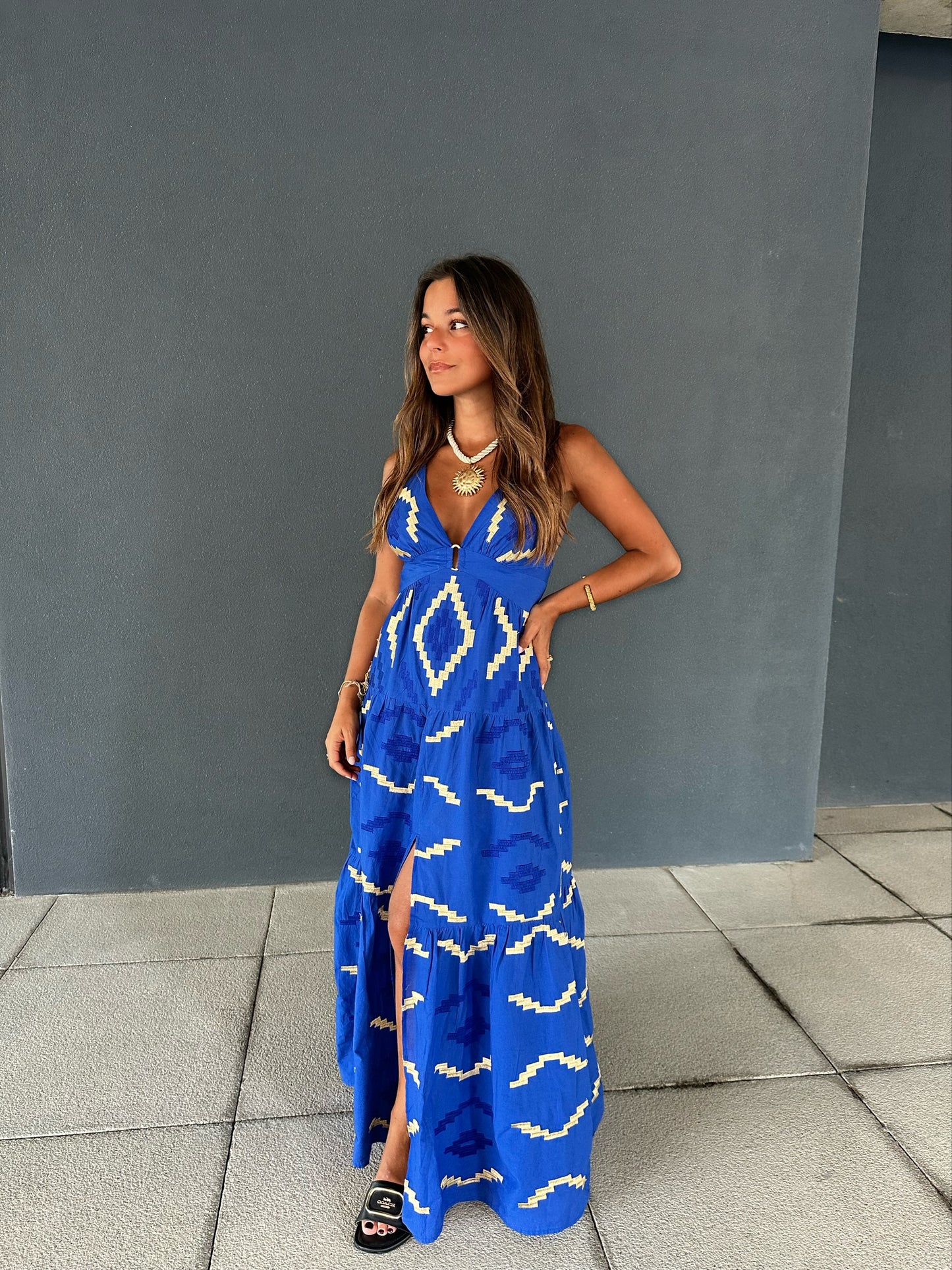 Zakynthos Dress in Blue