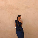 Amira Dress in Navy Blue - Shipping/Envio 06/07 to 10/07
