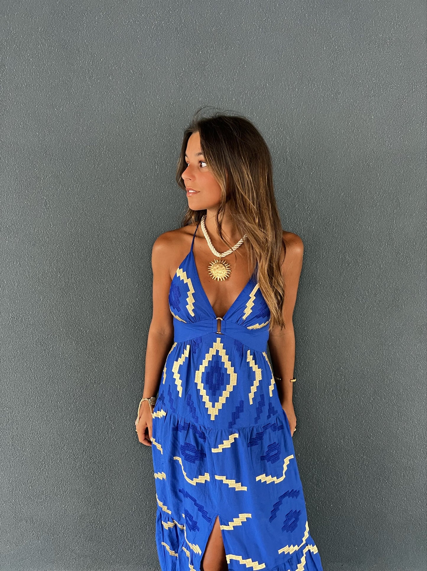 Zakynthos Dress in Blue