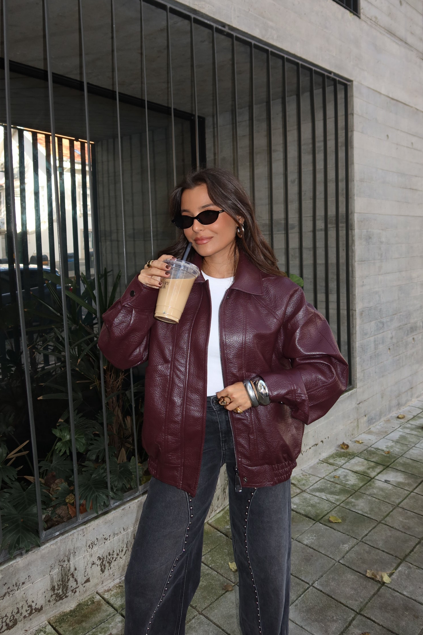Oporto Jacket in Burgundy - Shipping 28/11 to 05/12