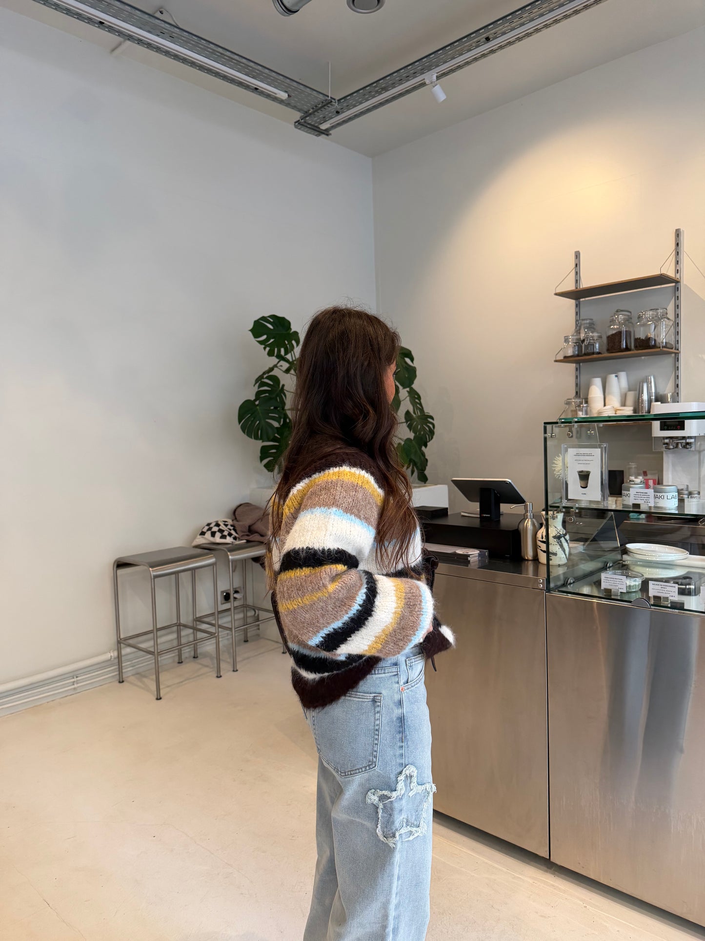 Chloe Striped Knit Sweater