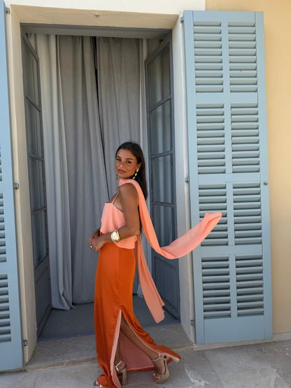 Joanna Dress In Orange