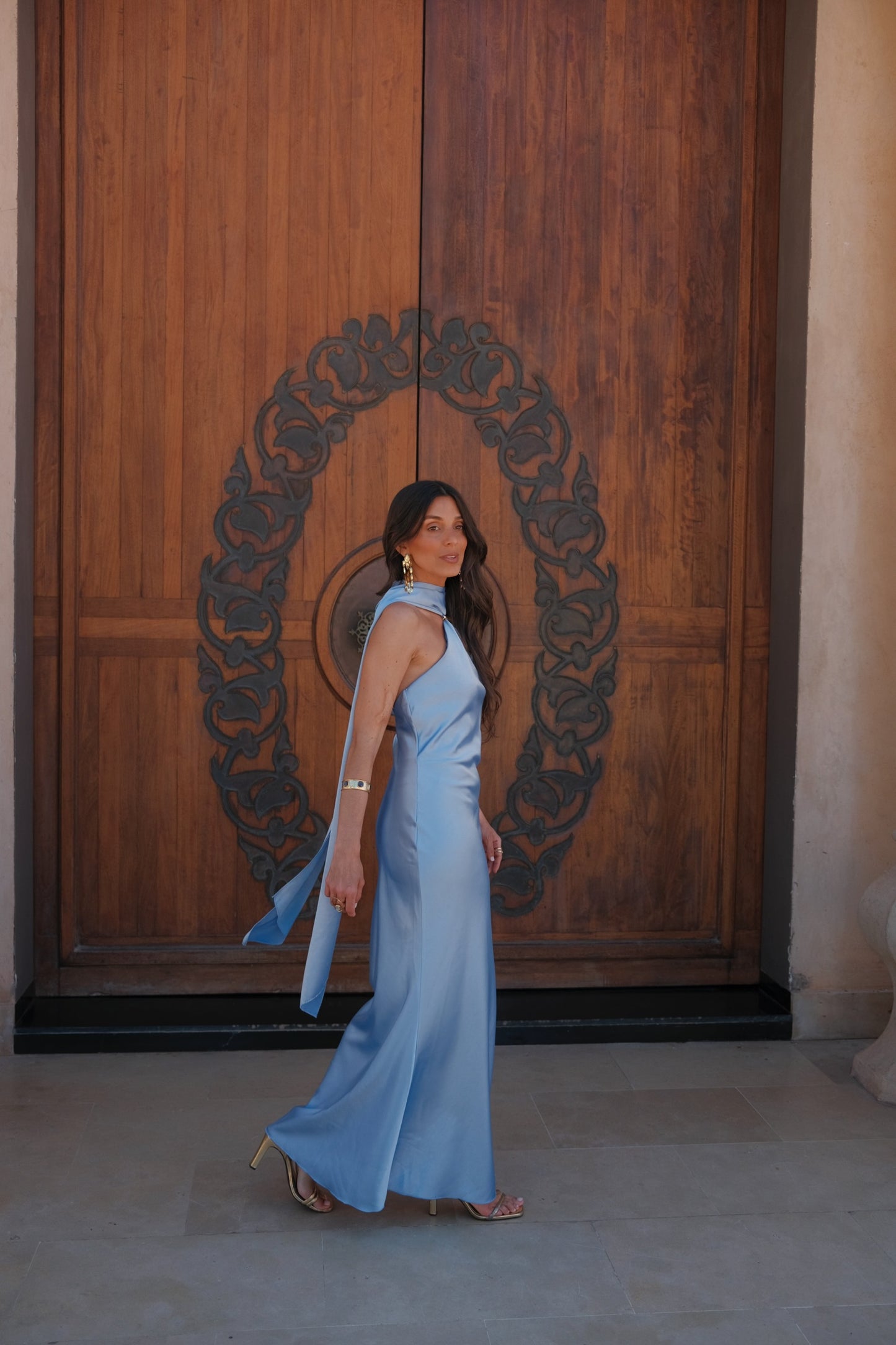 Safira Dress in Sky Blue - Shipping/Envio 10/06 to 17/06