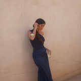 Amira Dress in Navy Blue - Shipping/Envio 06/07 to 10/07