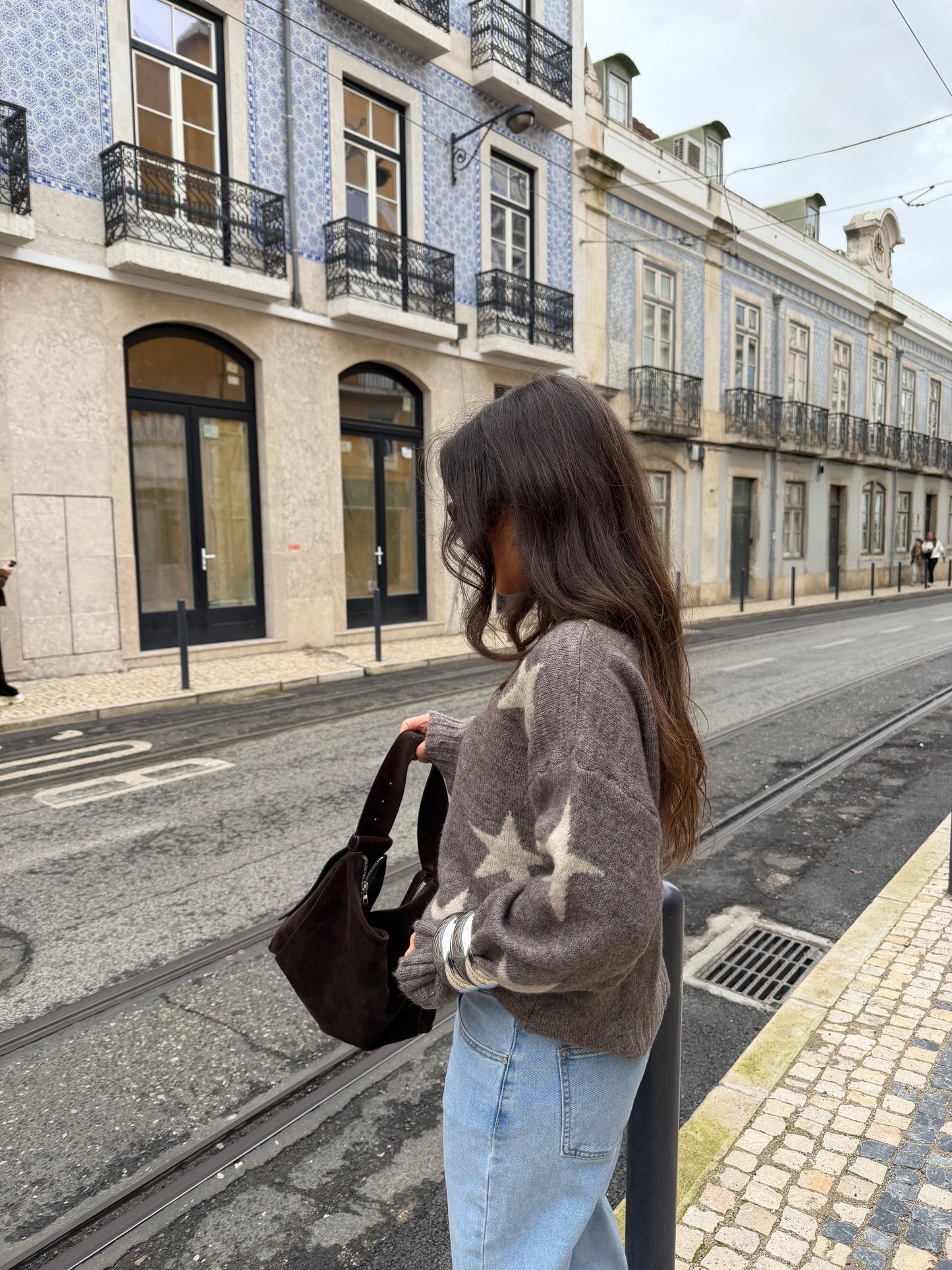 Star Sweater in Taupe